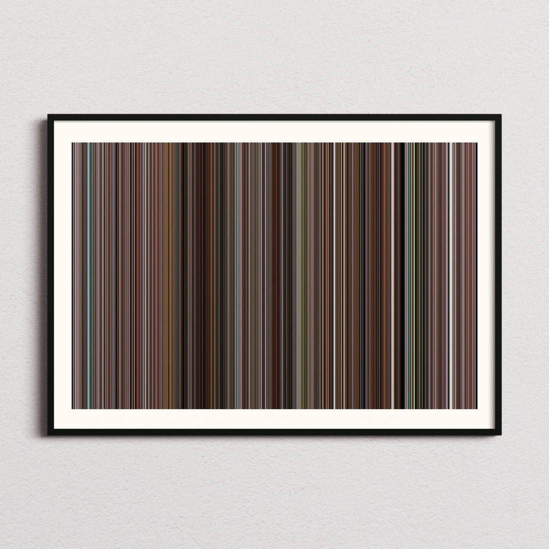 Three Men and a Little Lady Movie Barcode Poster - Barcode Only