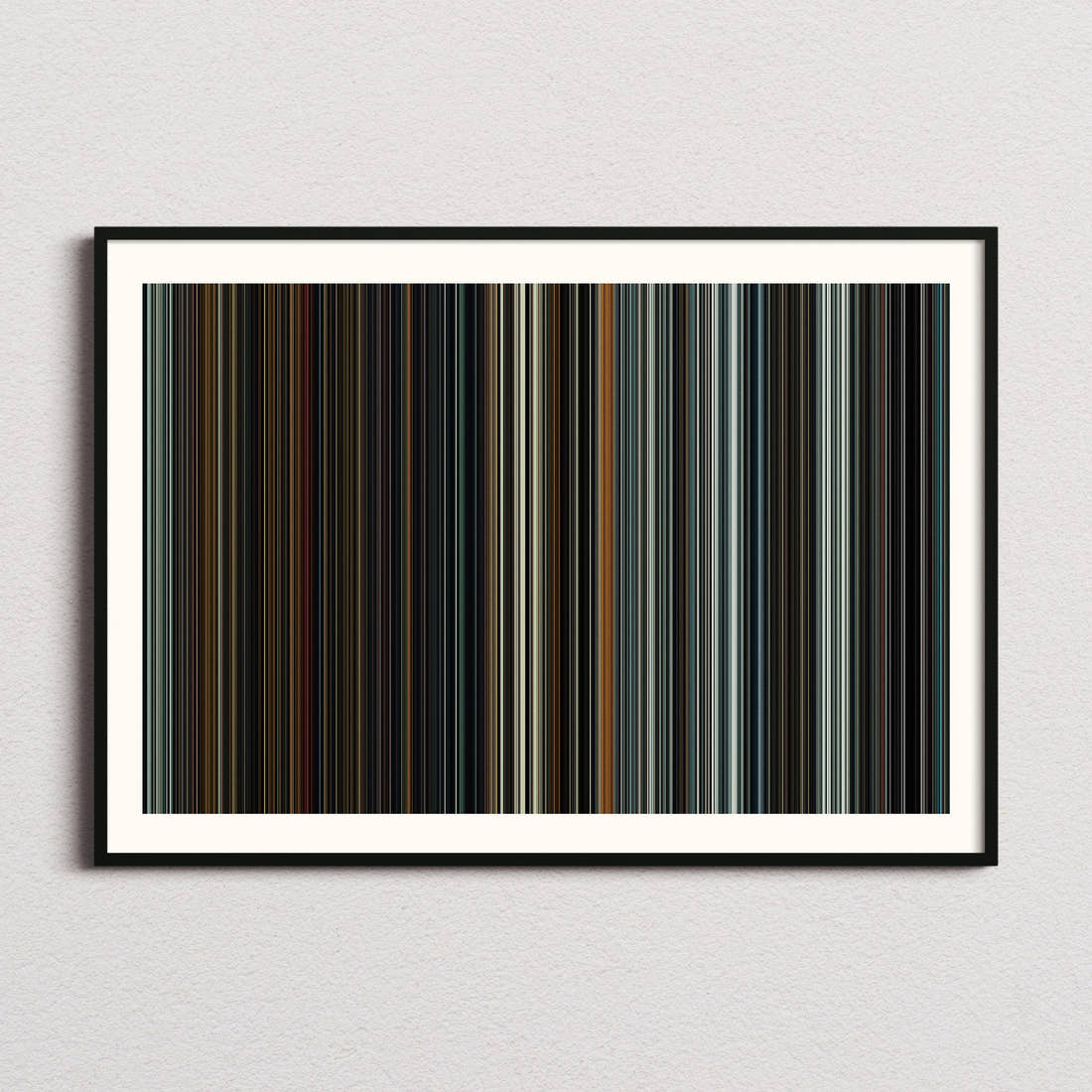 Thunderbolts Movie Barcode Poster - Barcode Only