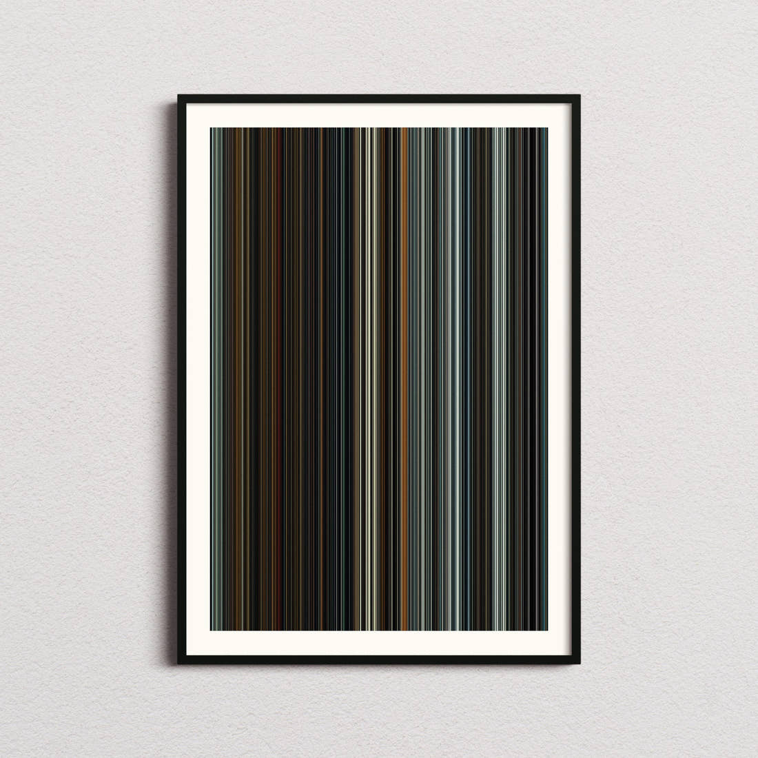 Thunderbolts Movie Barcode Poster - Barcode Only