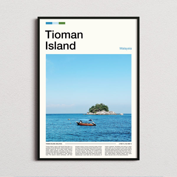 Tioman Island - Small Island Offshore - Travel Print