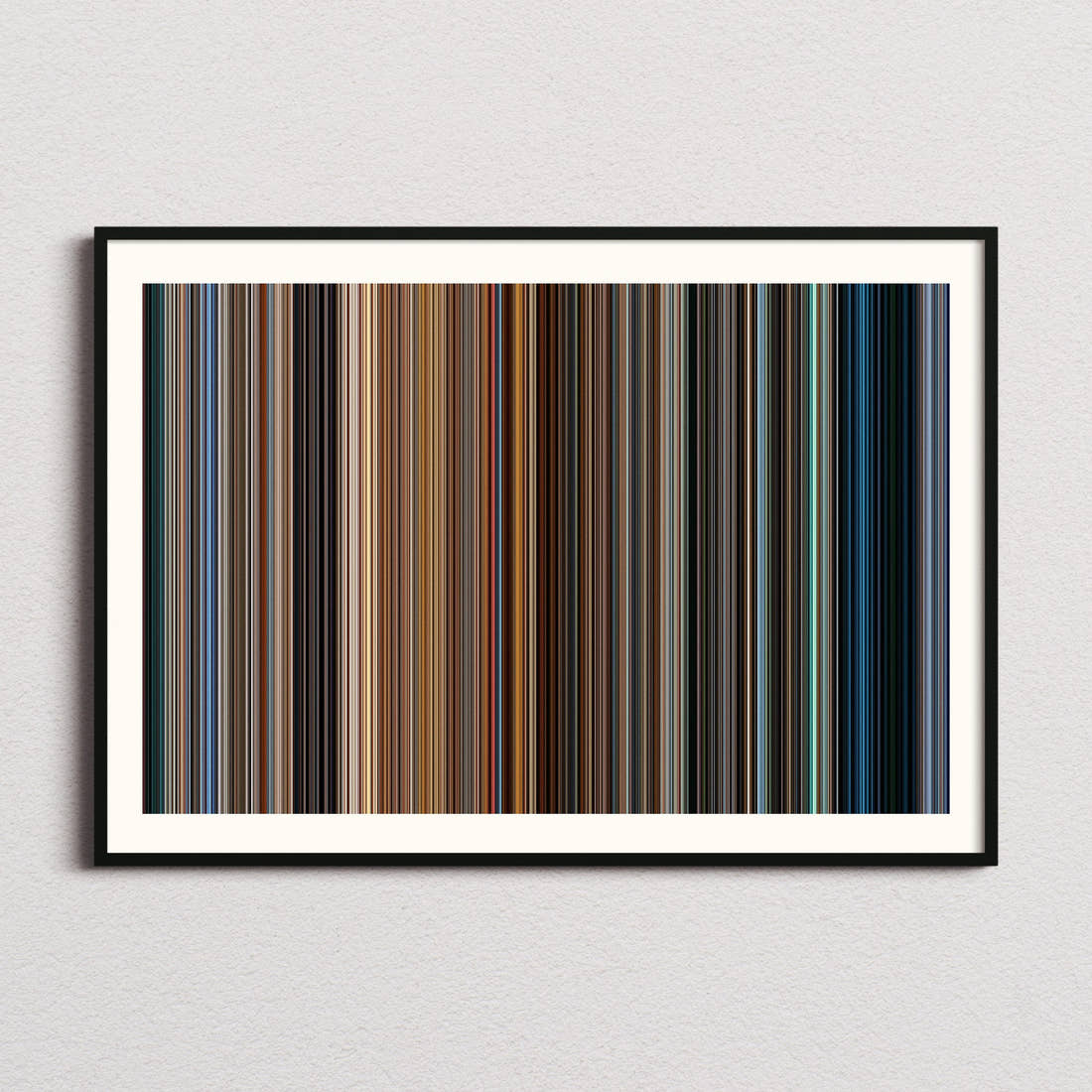 Titanic Movie Barcode Poster - Barcode Only
