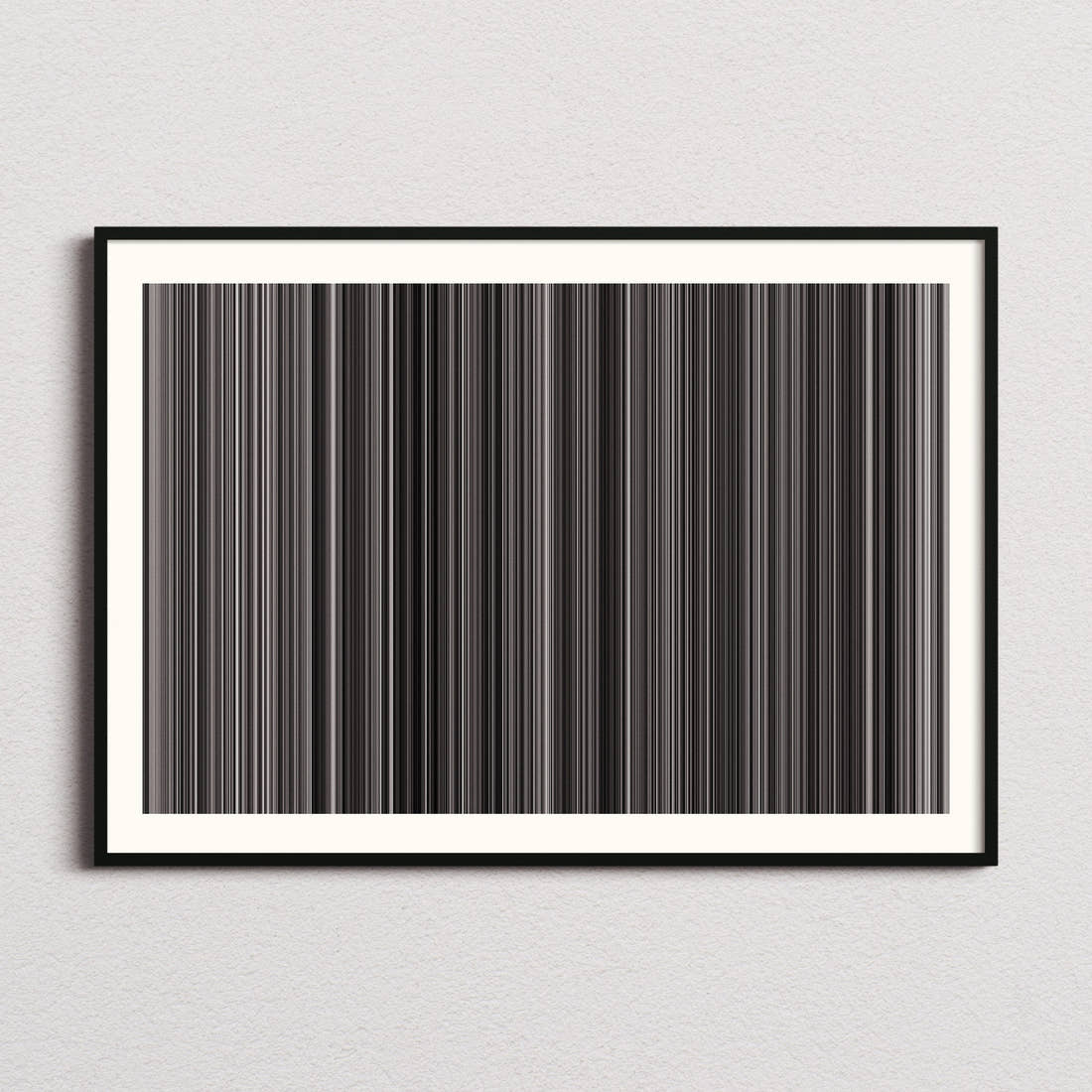 To Be Or Not To Be Movie Barcode Poster - Barcode Only