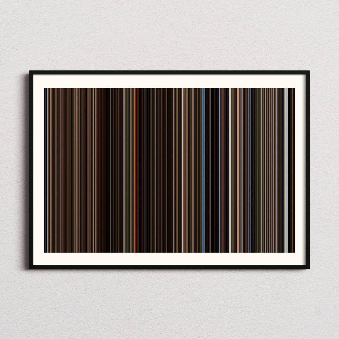 Tombstone Movie Barcode Poster - Barcode Only