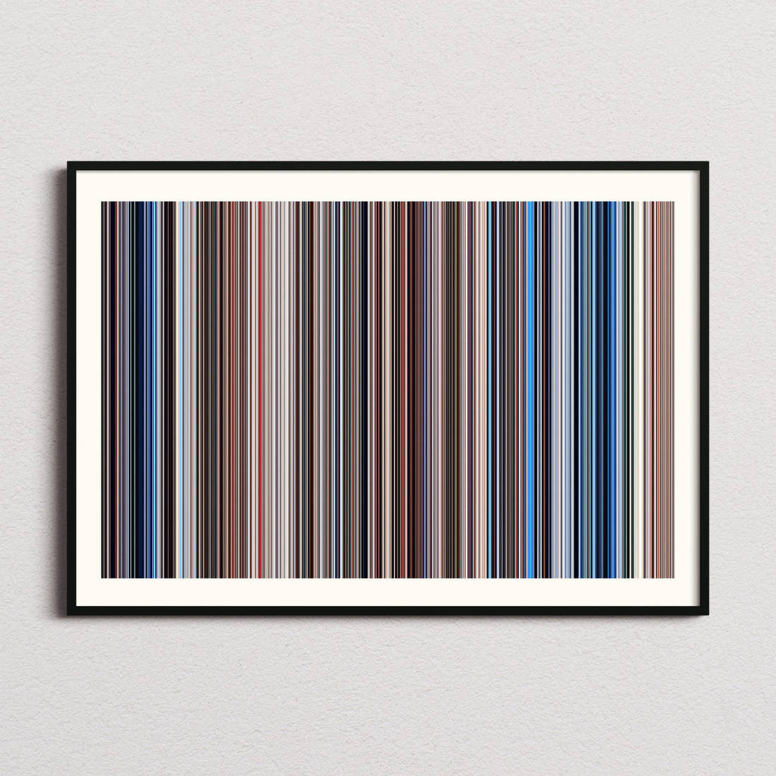 Top Gun: Maverick Movie Barcode Poster - Barcode Only