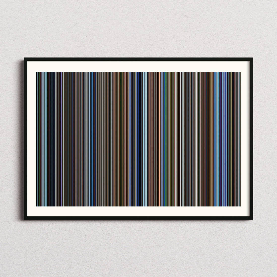 Top Gun Movie Barcode Poster - Barcode Only