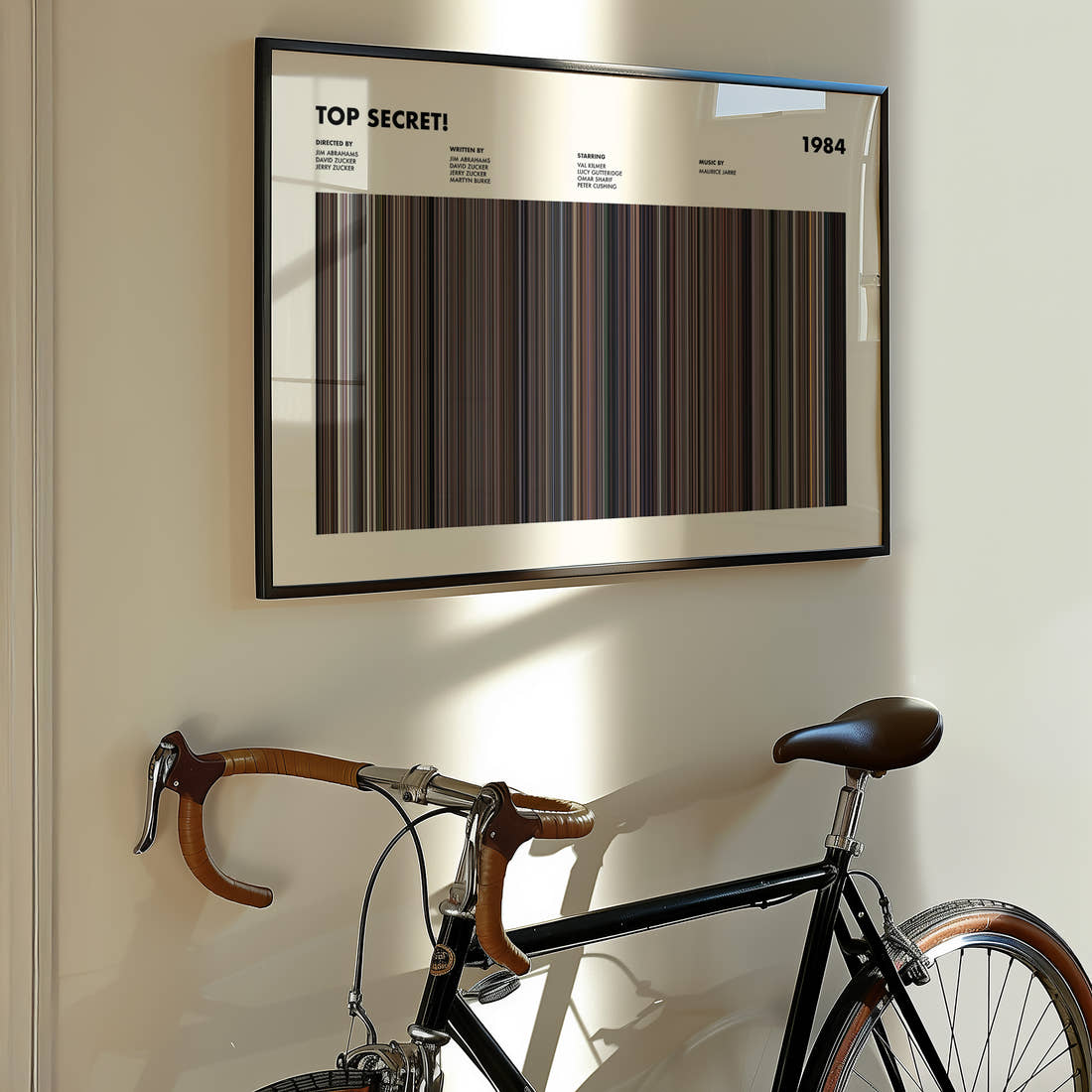 Top Secret! Movie Barcode Poster