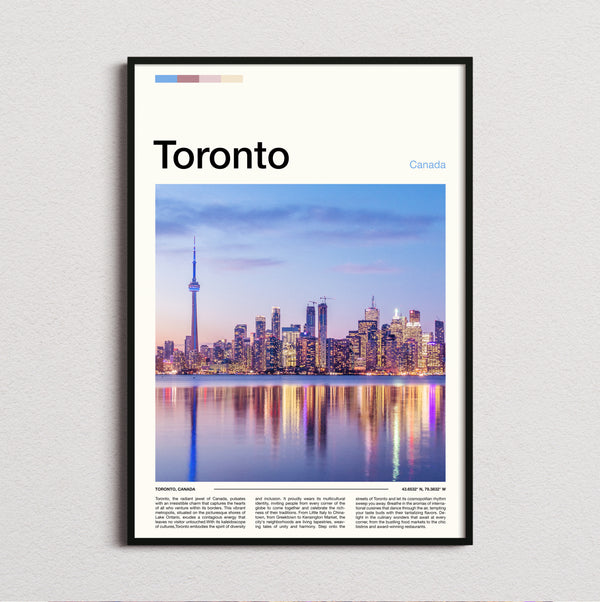 Toronto - CN Tower And Skyline - Travel Print