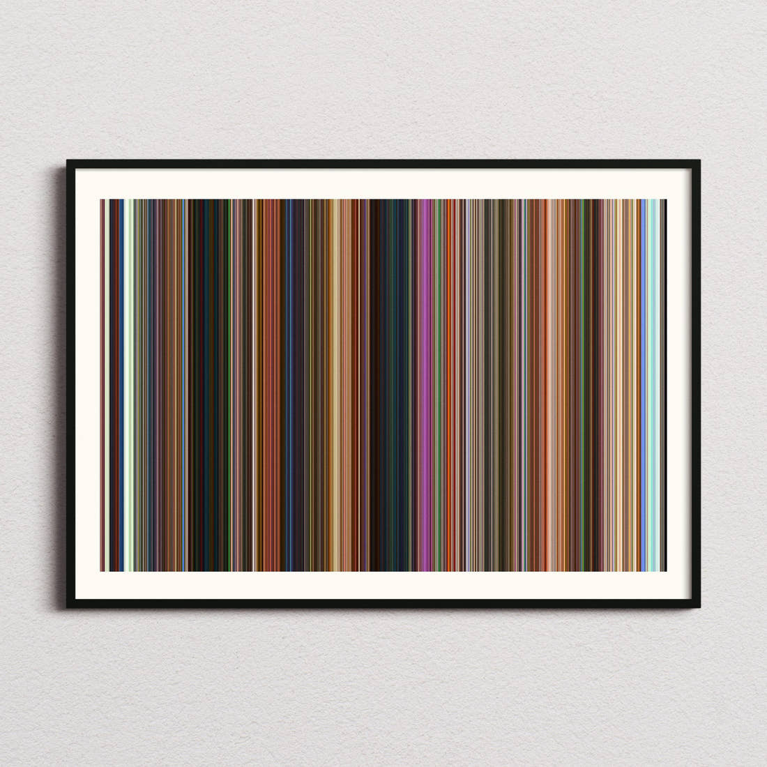 Toy Story 5 Movie Barcode Poster - Barcode Only