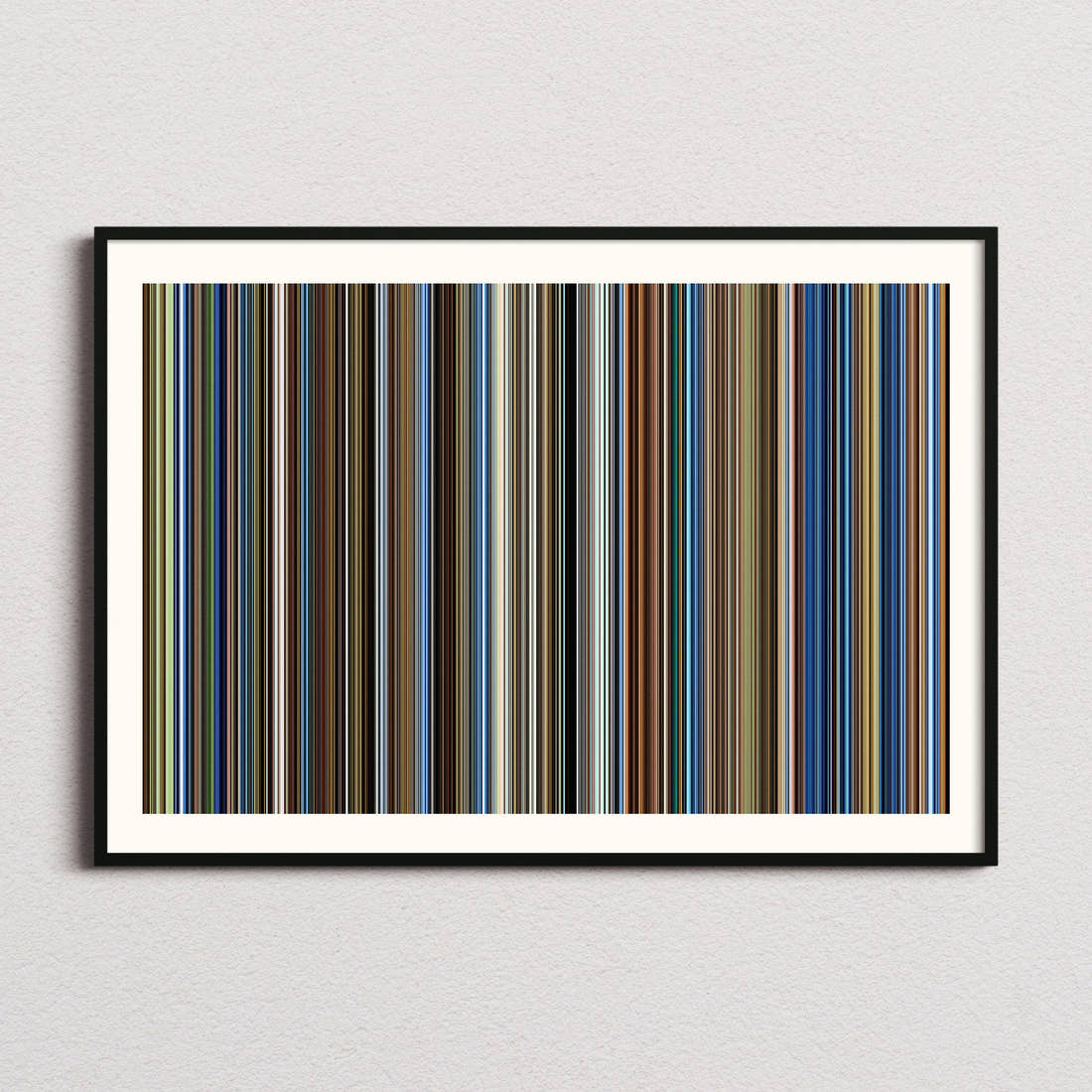 Traffic Movie Barcode Poster - Barcode Only