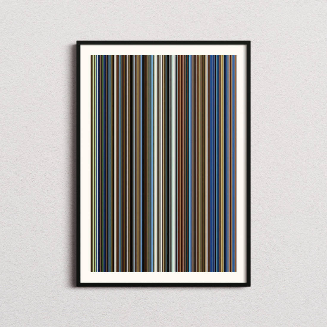 Traffic Movie Barcode Poster - Barcode Only