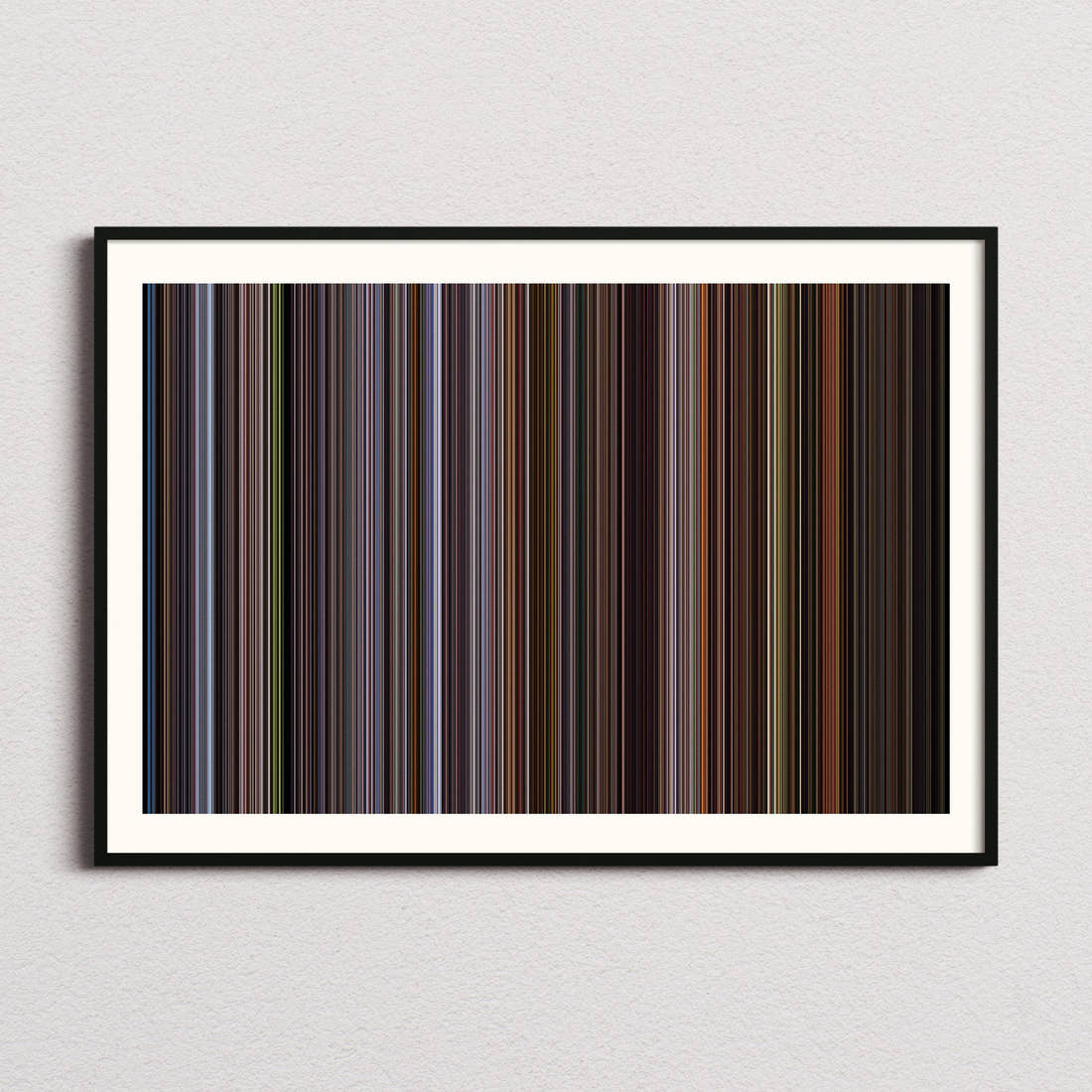 Training Day Movie Barcode Poster - Barcode Only