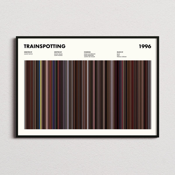 Trainspotting Movie Barcode Poster