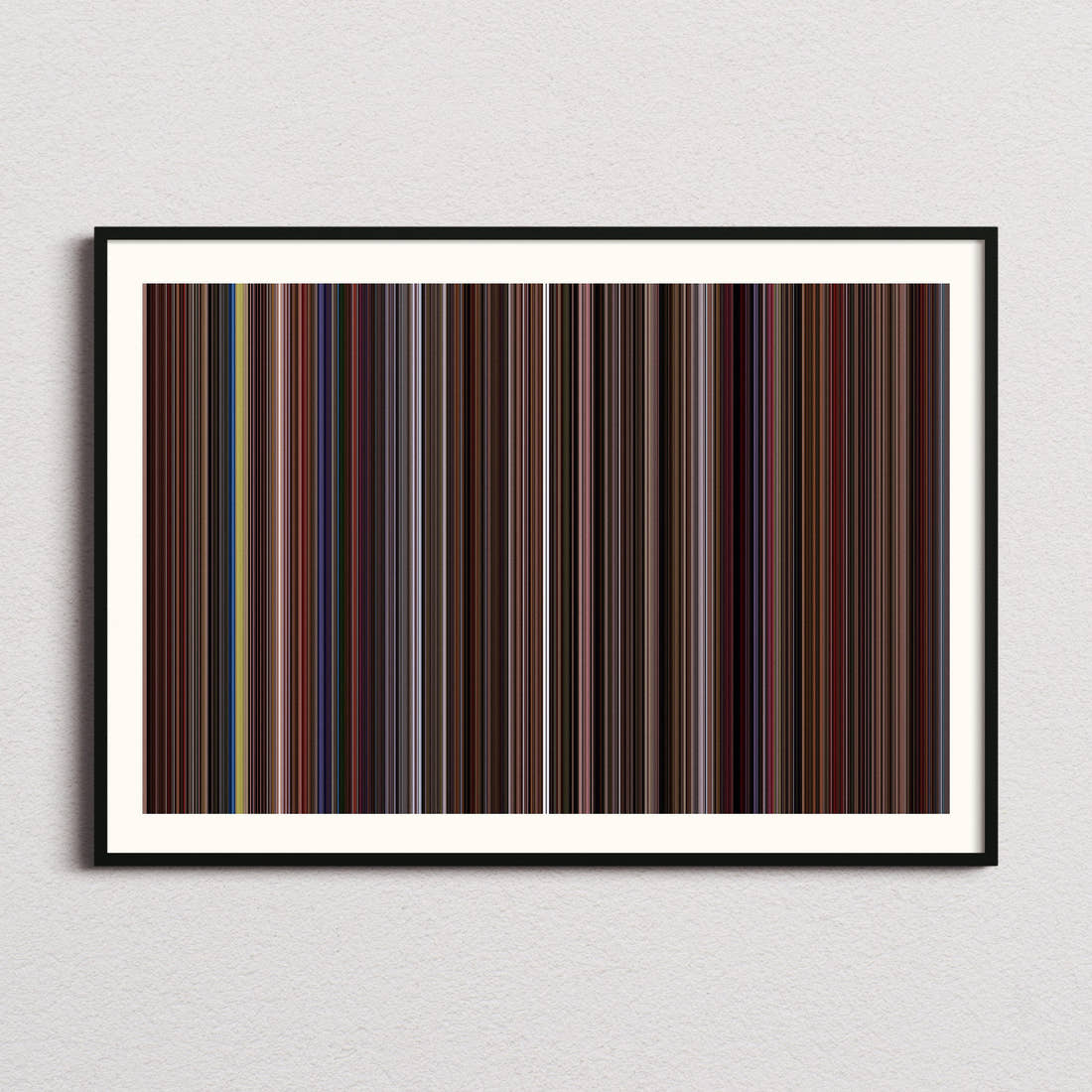 Trainspotting Movie Barcode Poster - Barcode Only