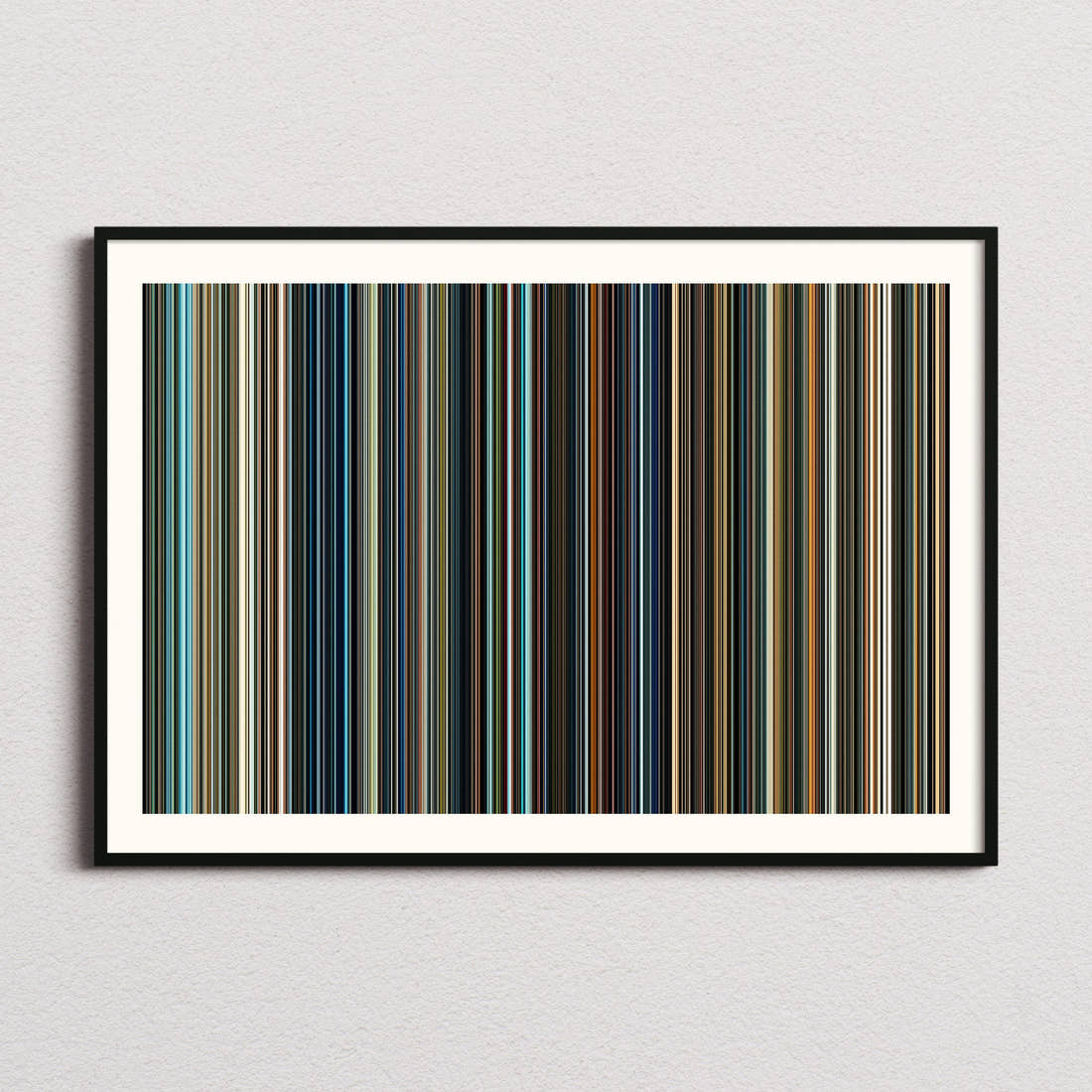 Transformers 2007 Movie Barcode Poster - Barcode Only