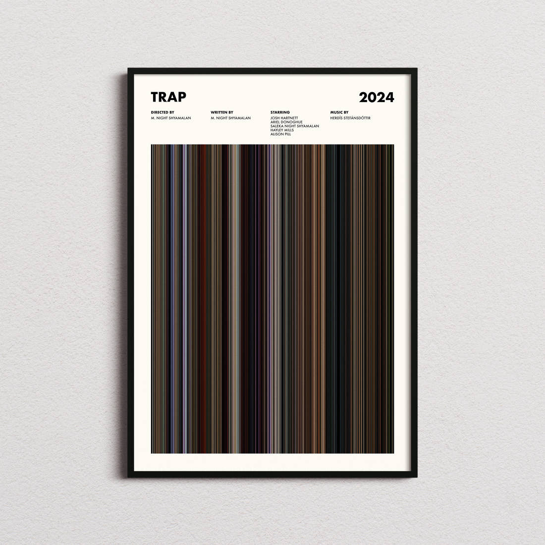 Trap Movie Barcode Poster