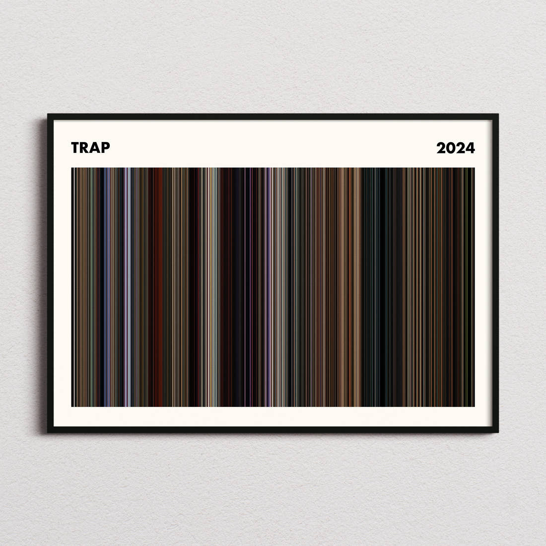Trap Movie Barcode Poster - Simplified