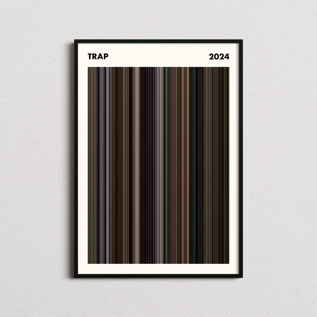 Trap Movie Barcode Poster - Simplified