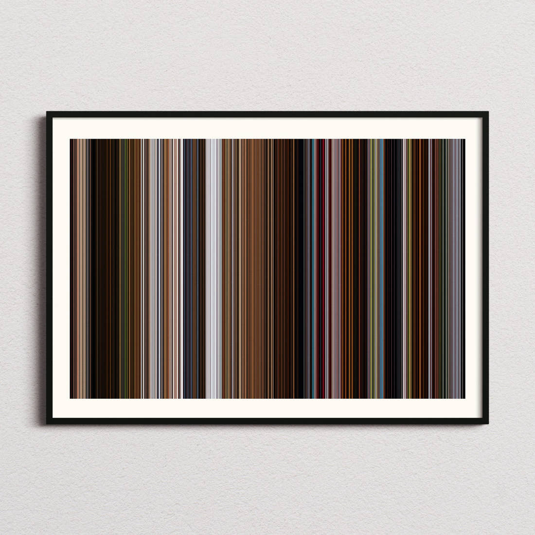 Triangle of Sadness Movie Barcode Poster - Barcode Only