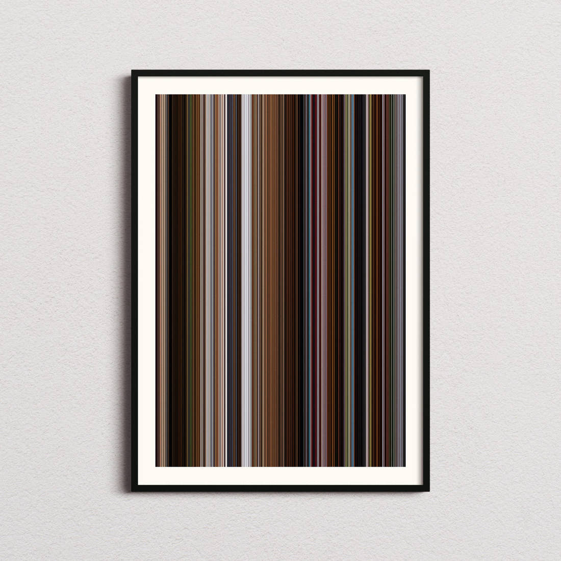 Triangle of Sadness Movie Barcode Poster - Barcode Only