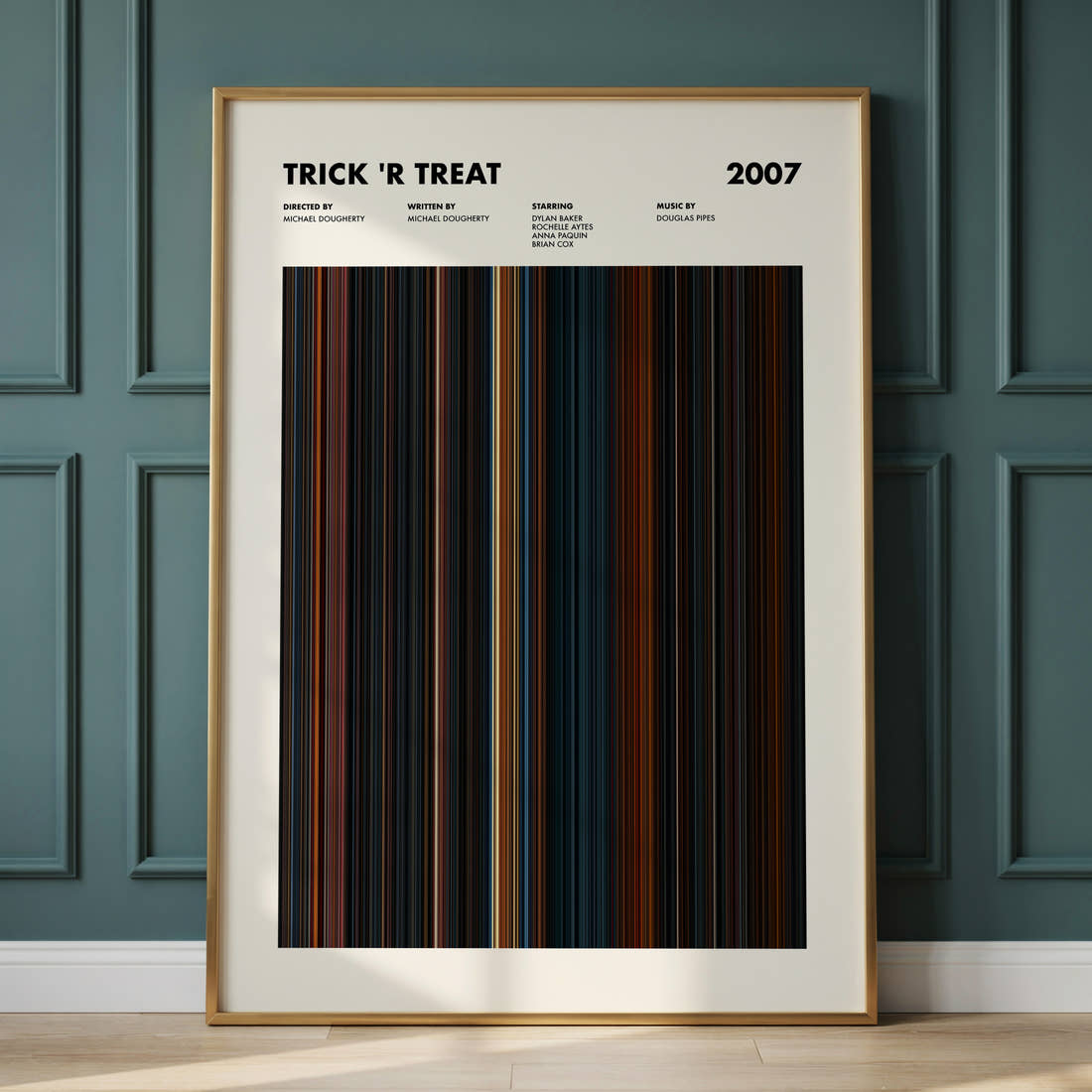 Trick 'r Treat Movie Barcode Poster