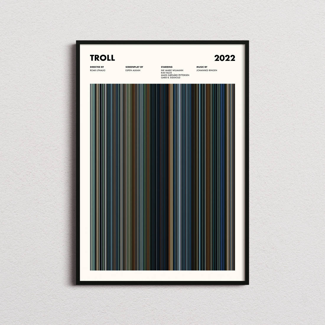 Troll Movie Barcode Poster