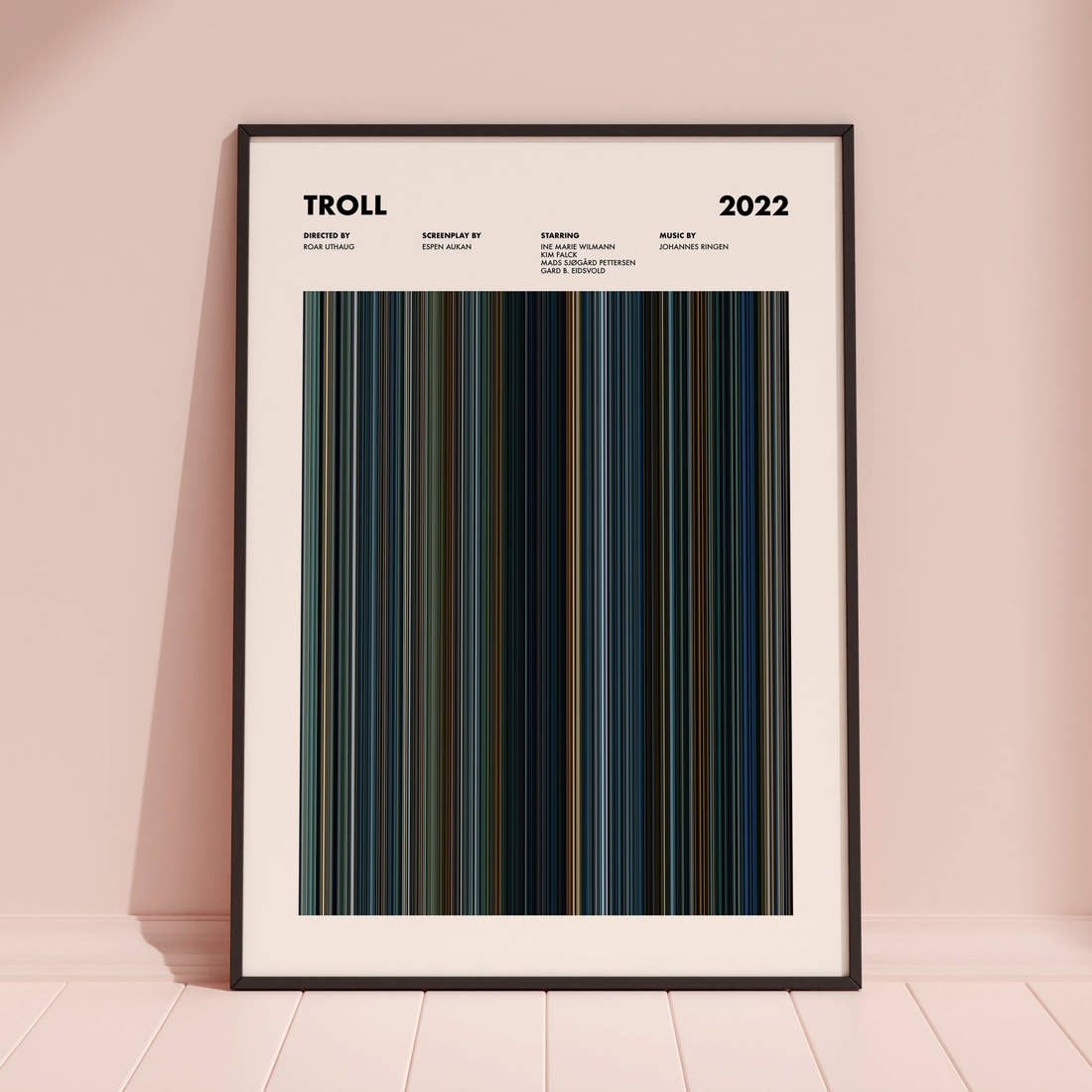 Troll Movie Barcode Poster