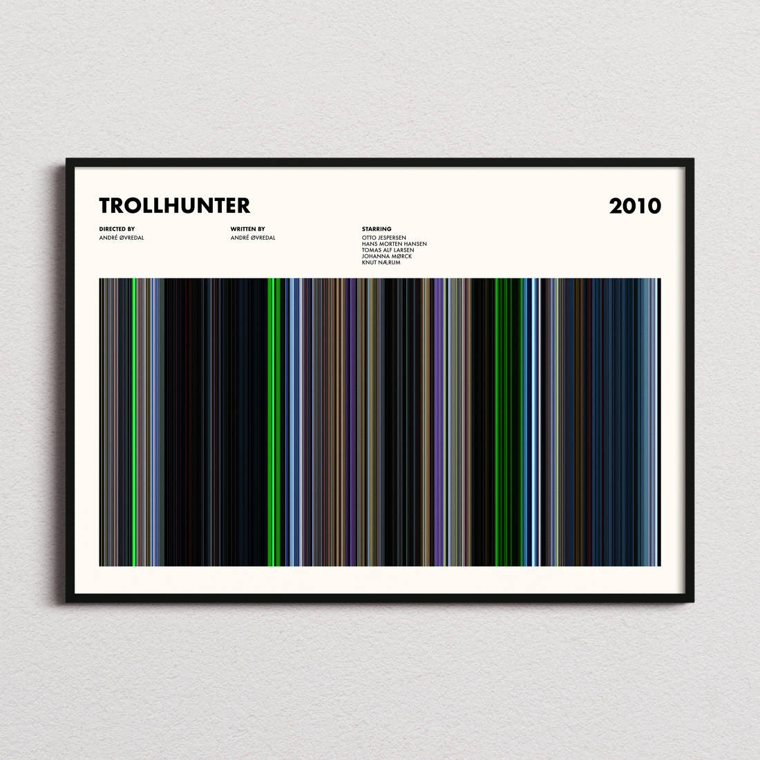 Trollhunter Movie Barcode Poster