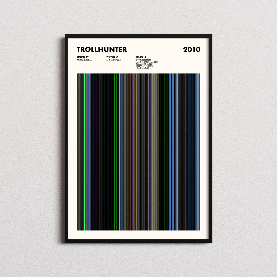 Trollhunter Movie Barcode Poster