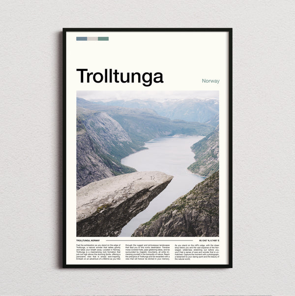 Trolltunga - Travel Print