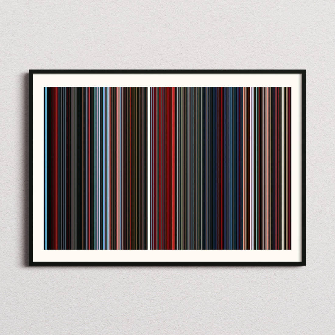 Tron: Ares Movie Barcode Poster - Barcode Only