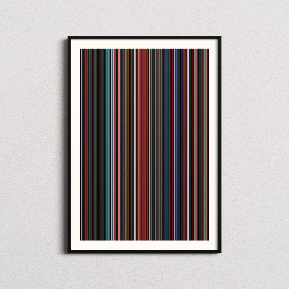 Tron: Ares Movie Barcode Poster - Barcode Only