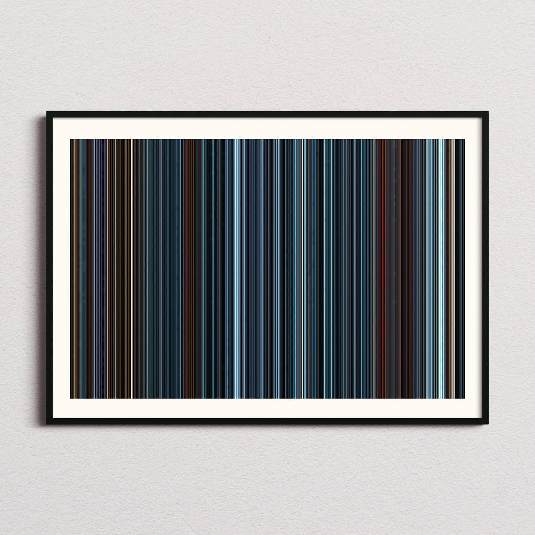 Tron: Legacy Movie Barcode Poster - Barcode Only
