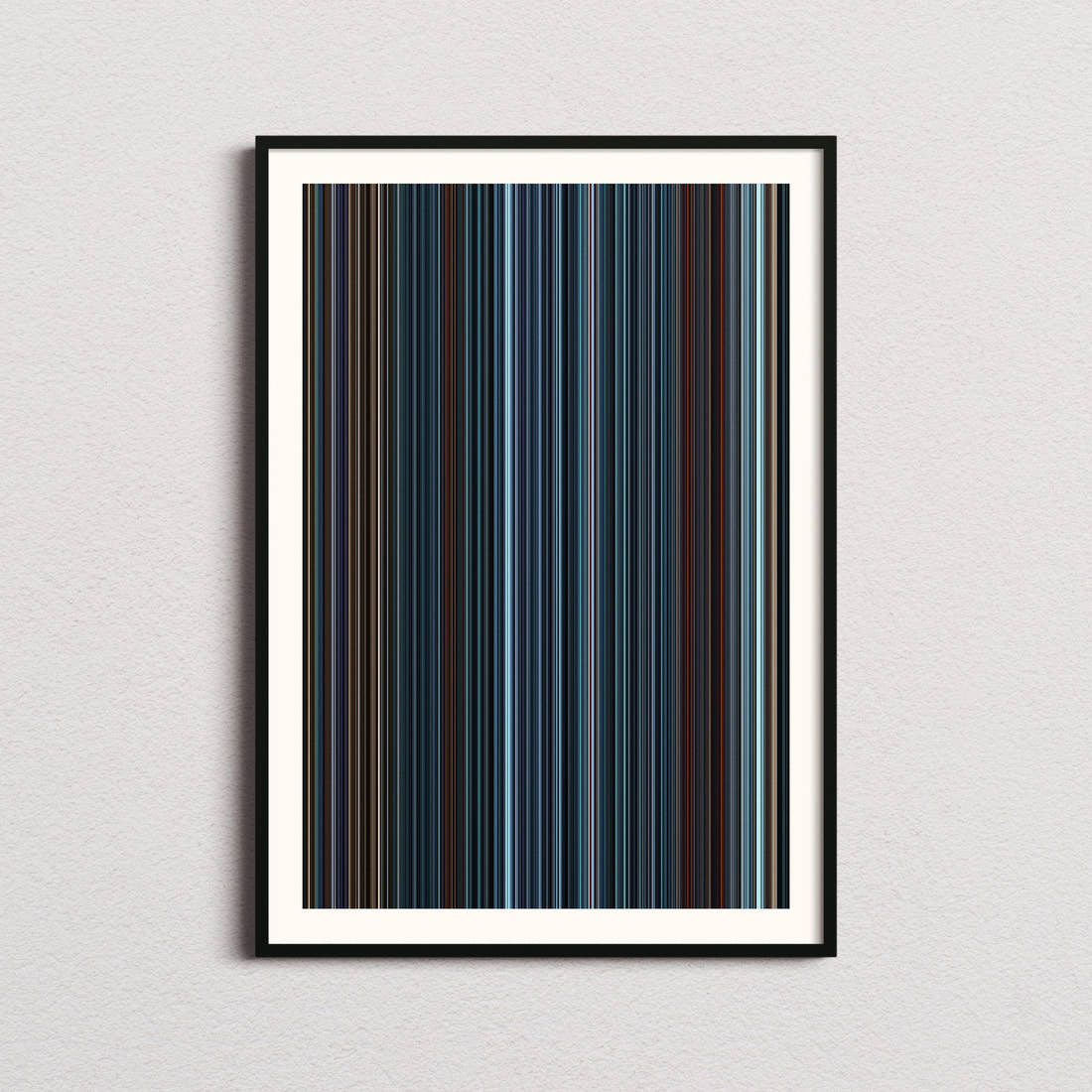 Tron: Legacy Movie Barcode Poster - Barcode Only