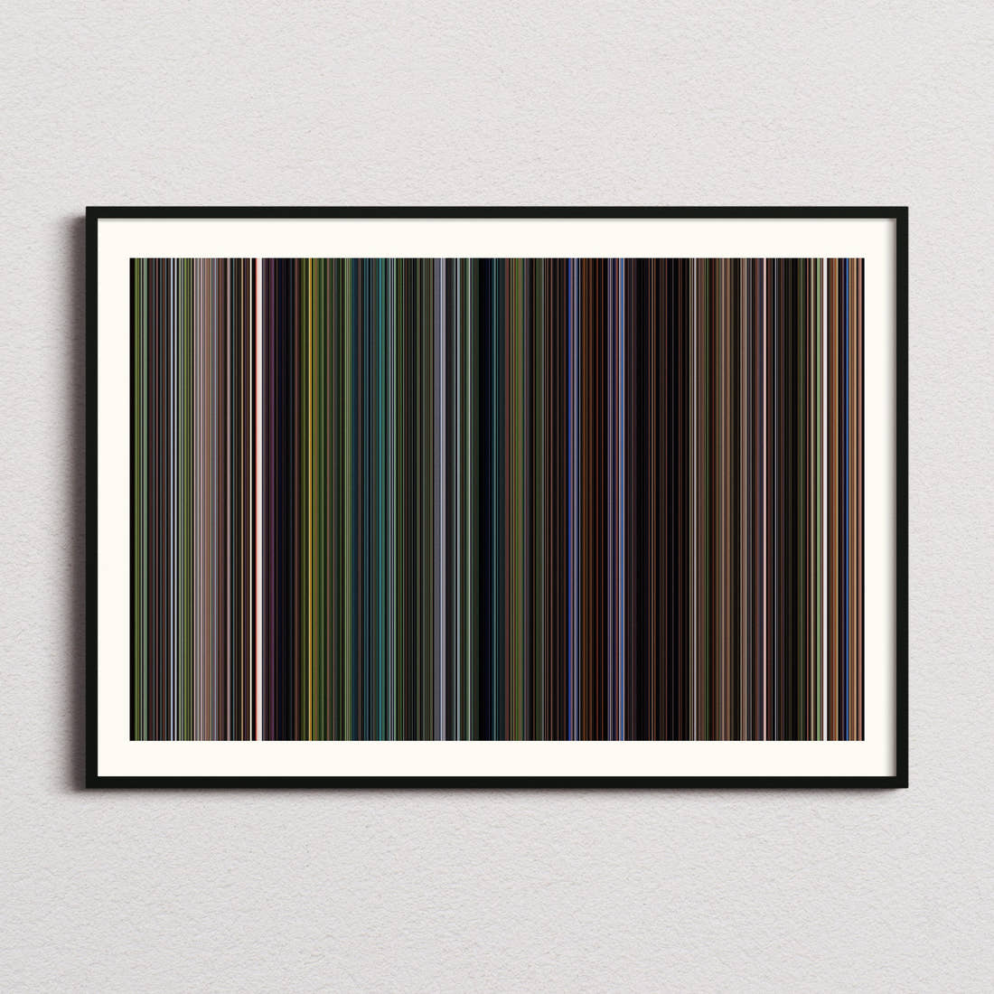 Tropic Thunder Movie Barcode Poster - Barcode Only