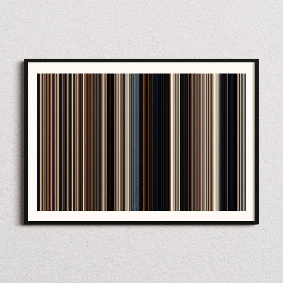 True Grit Movie Barcode Poster - Barcode Only