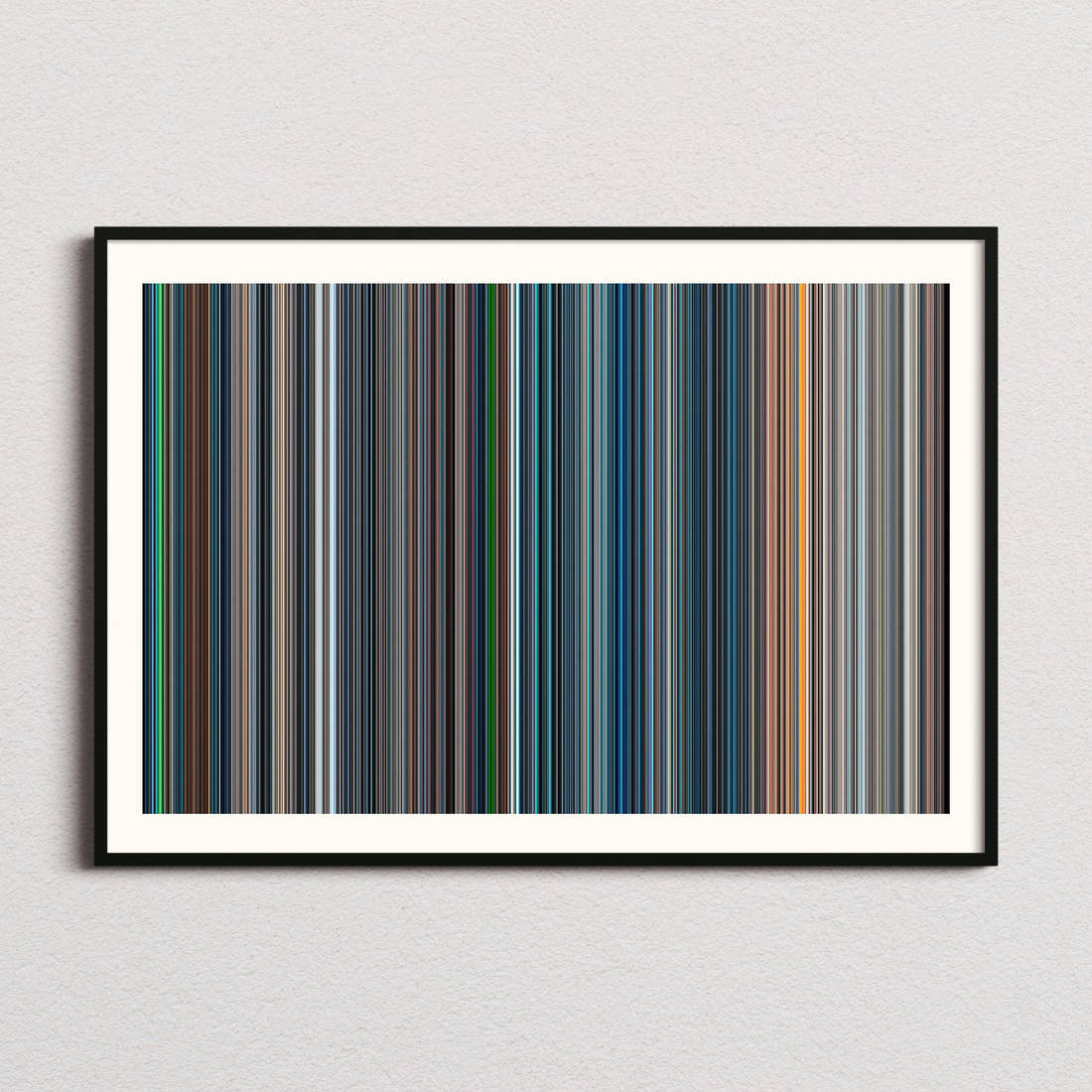 True Lies Movie Barcode Poster - Barcode Only