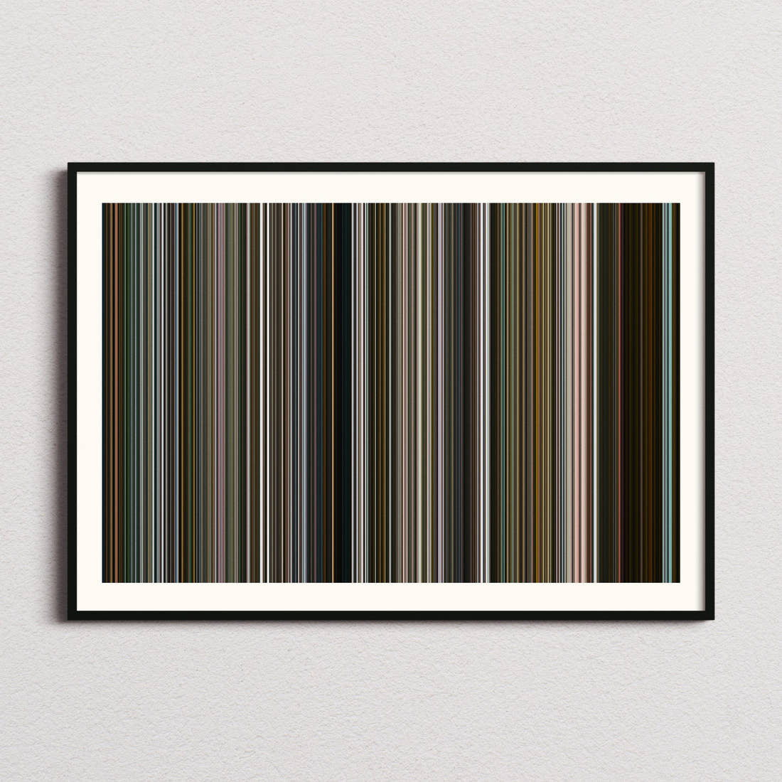 Truly Naked Movie Barcode Poster - Barcode Only