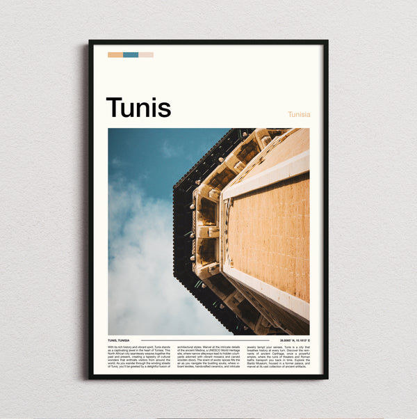 Tunis - Amphitheatre Arches - Travel Print
