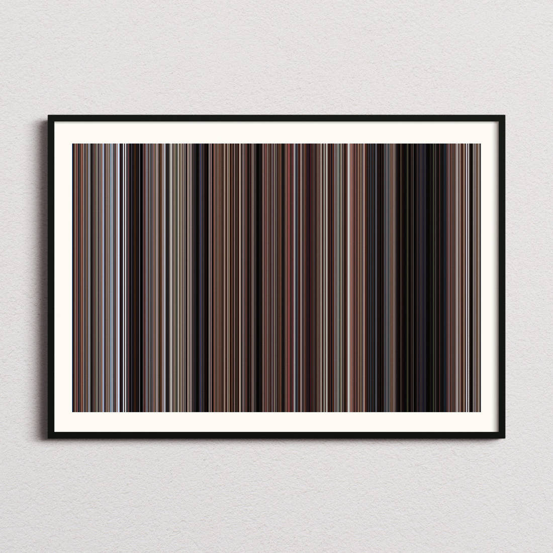 Turner & Hooch Movie Barcode Poster - Barcode Only