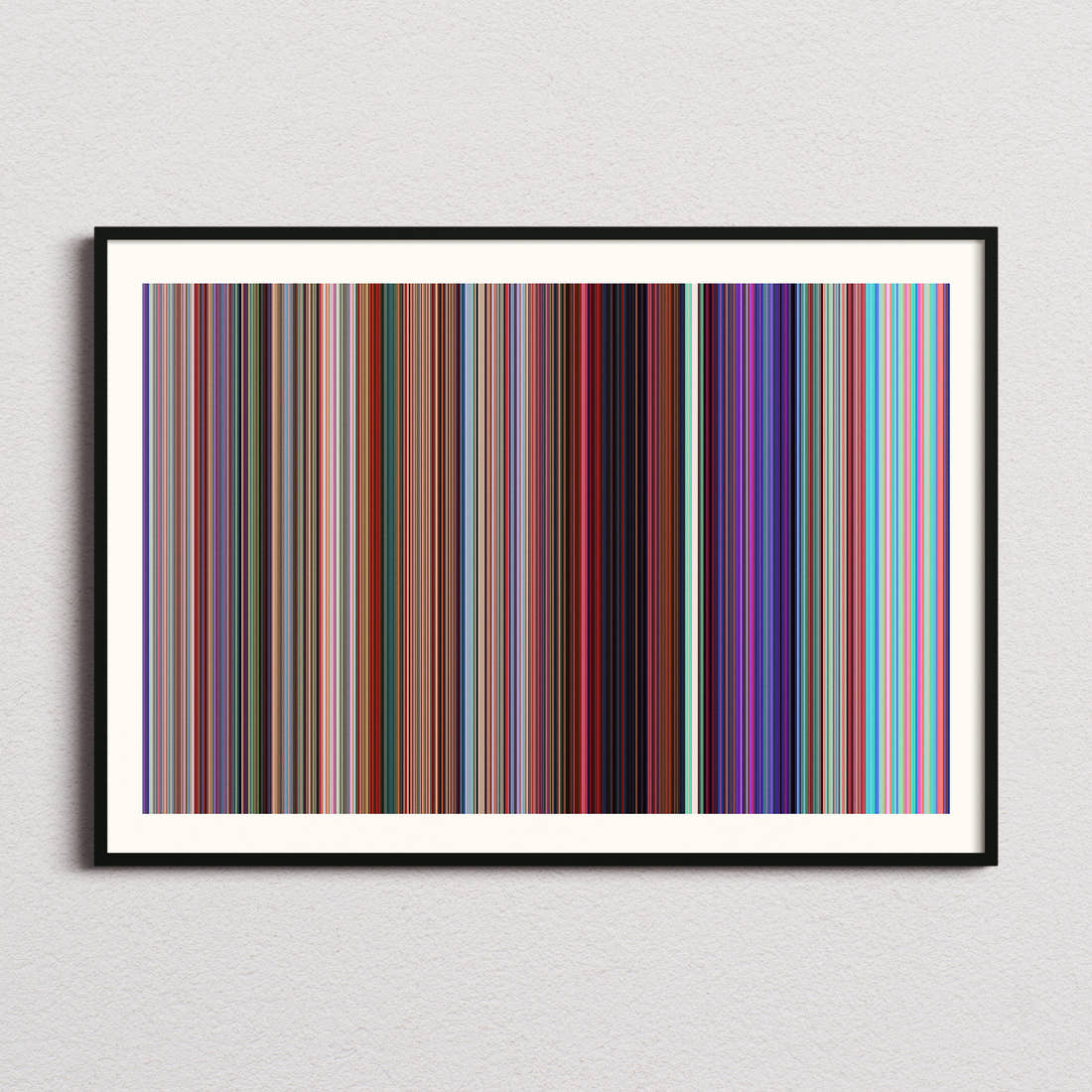 Turning Red Movie Barcode Poster - Barcode Only