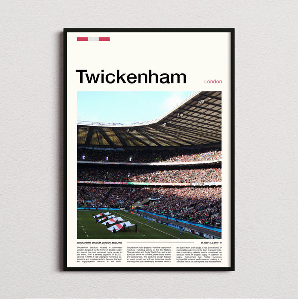 Twickenham Stadium Print
