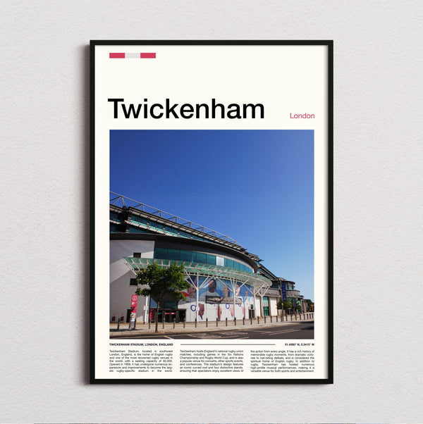 Twickenham Stadium Print