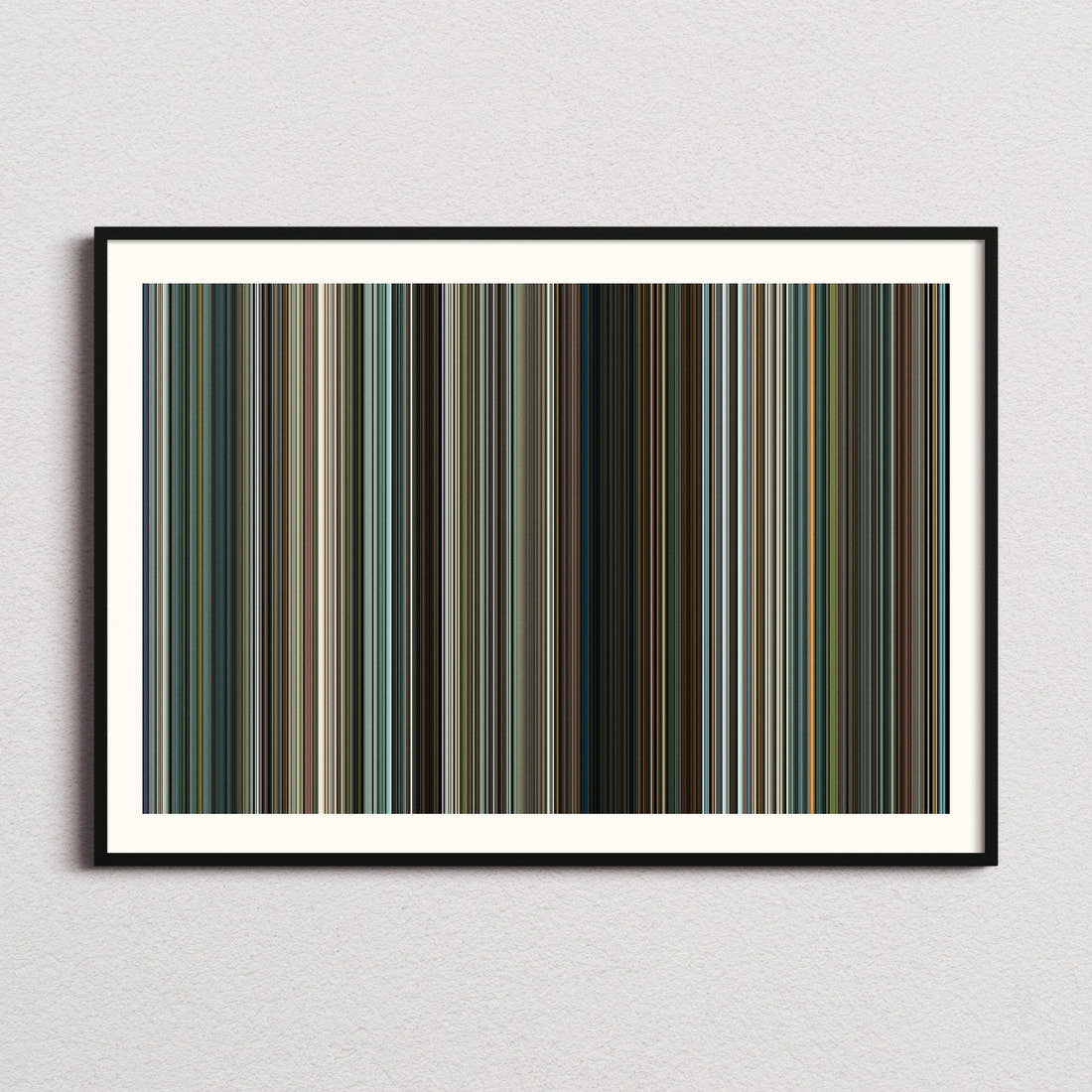 Twisters Movie Barcode Poster - Barcode Only