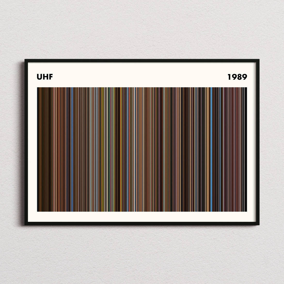 UHF Movie Barcode Poster - Simplified
