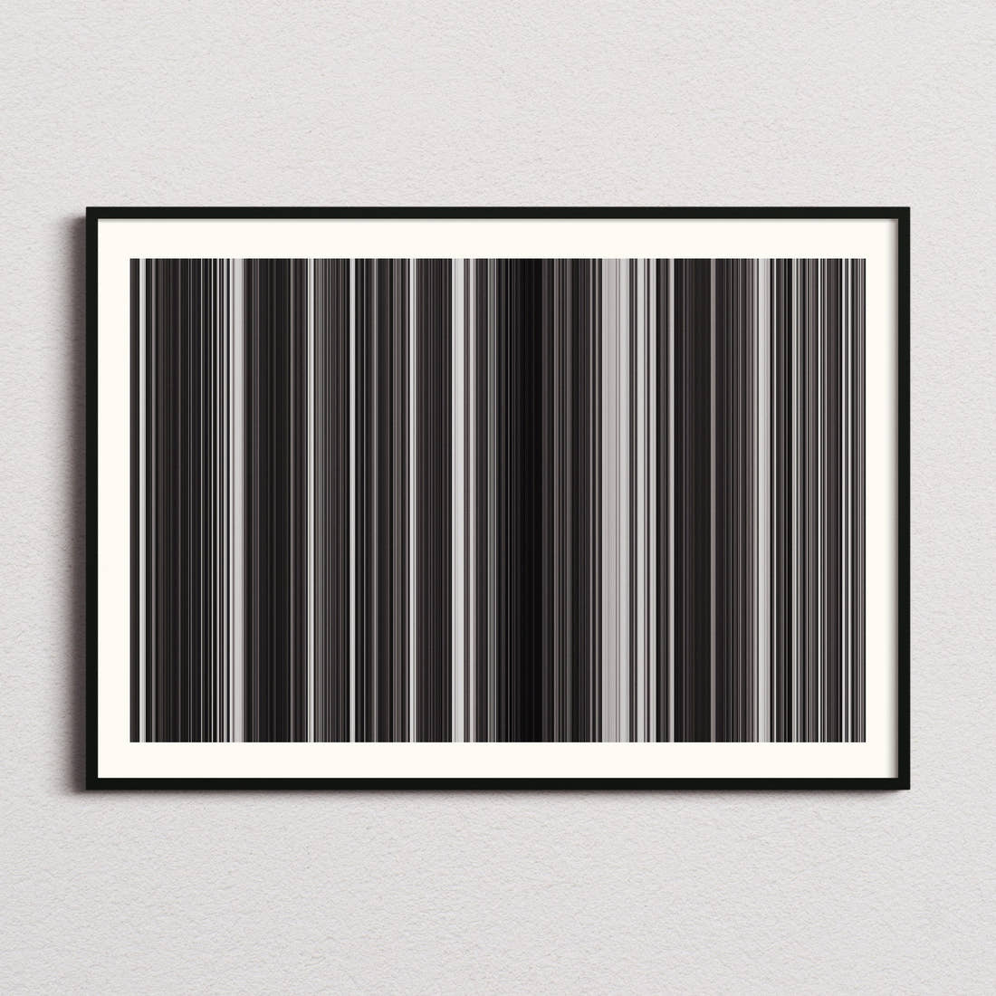 Uma Movie Barcode Poster - Barcode Only