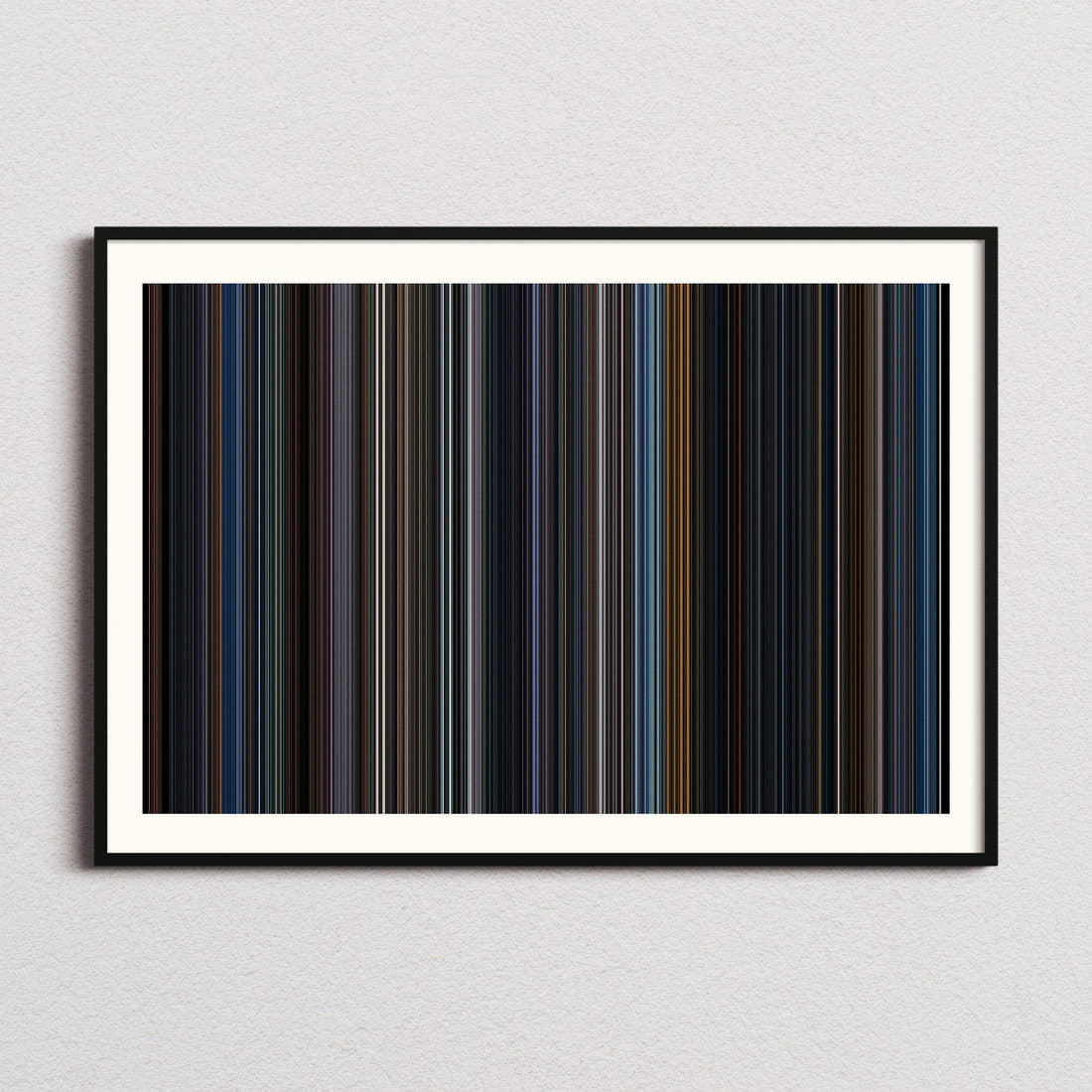 Unbreakable Movie Barcode Poster - Barcode Only