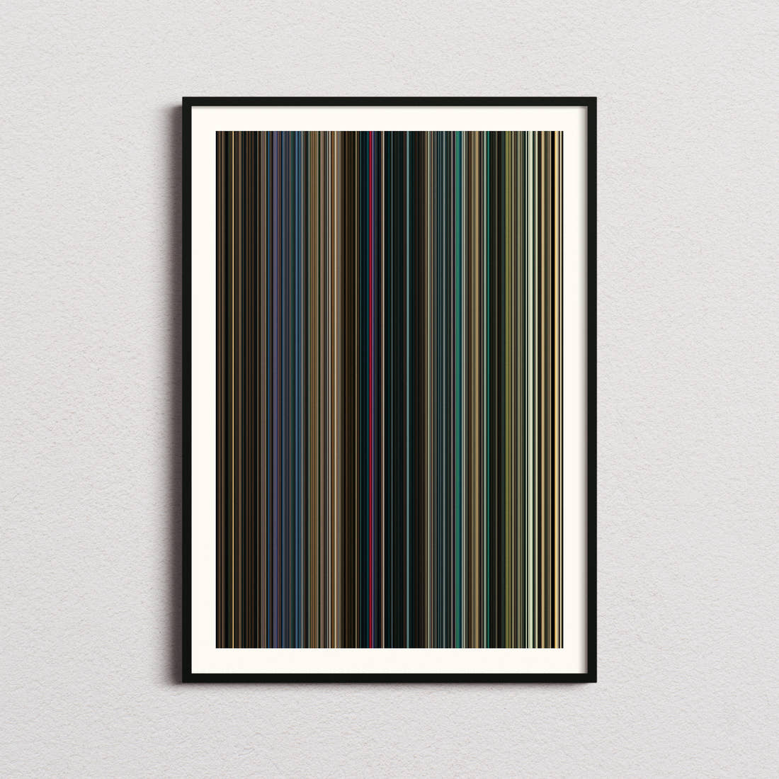 Uncharted Movie Barcode Poster - Barcode Only