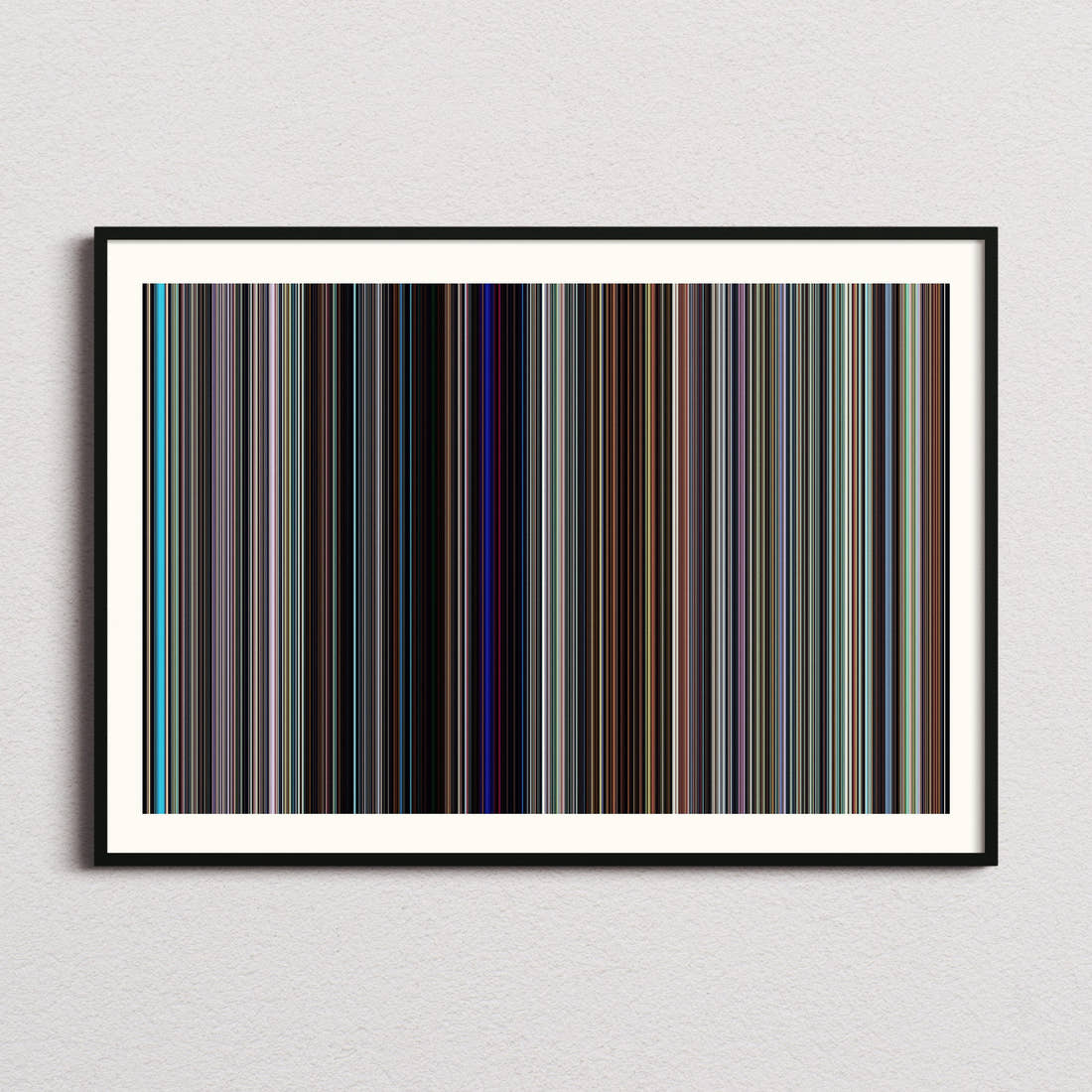Uncut Gems Movie Barcode Poster - Barcode Only