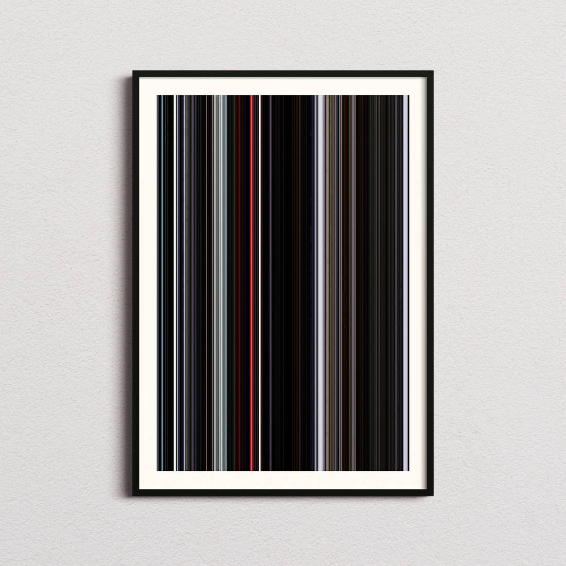 Under the Skin Movie Barcode Poster - Barcode Only