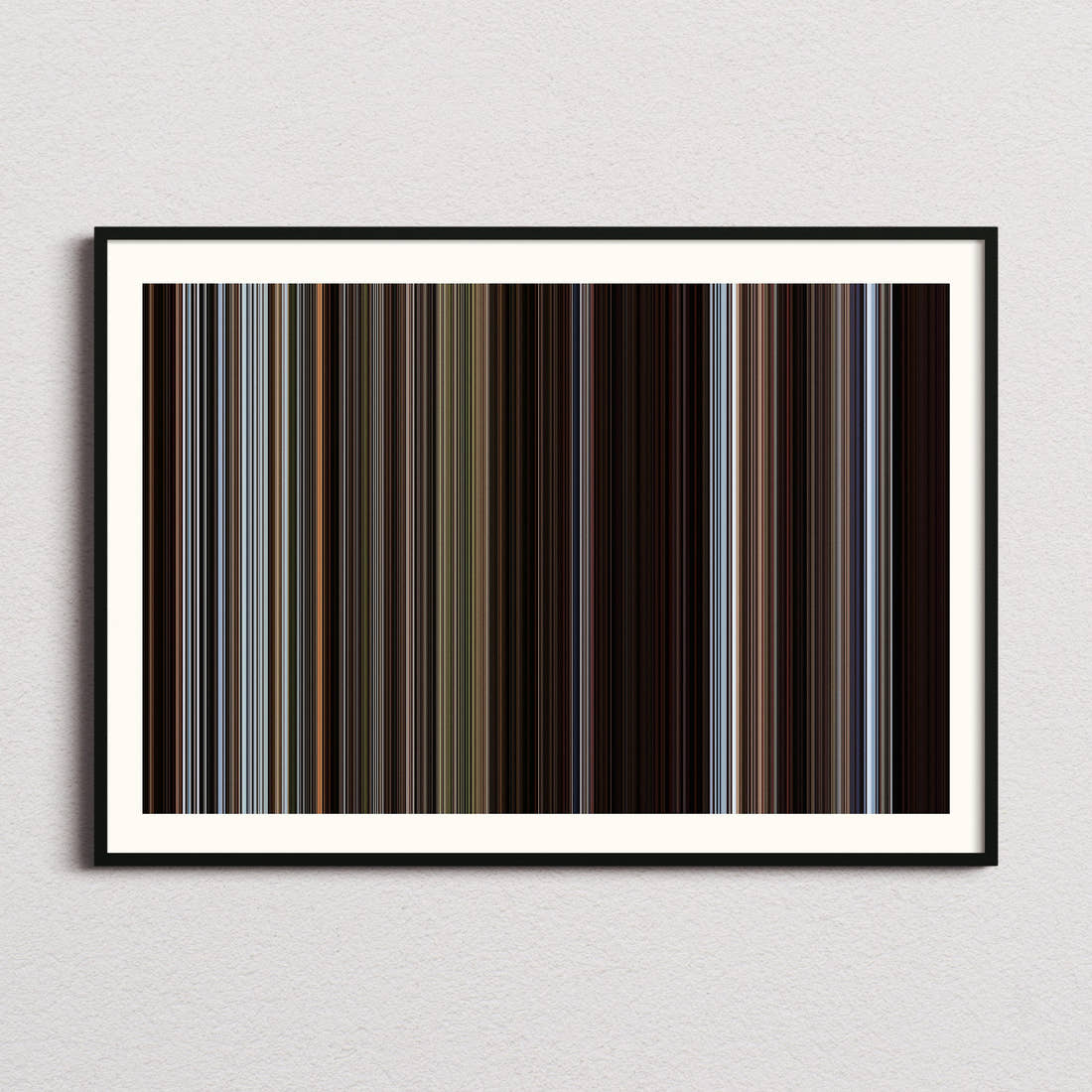 Unforgiven Movie Barcode Poster - Barcode Only